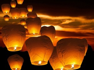 sky lanterns